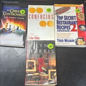 Set of Four Books with Various Topics